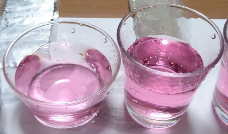 テラヘルツ鉱石を入れたネックレス 長さ50cm オレンジ色