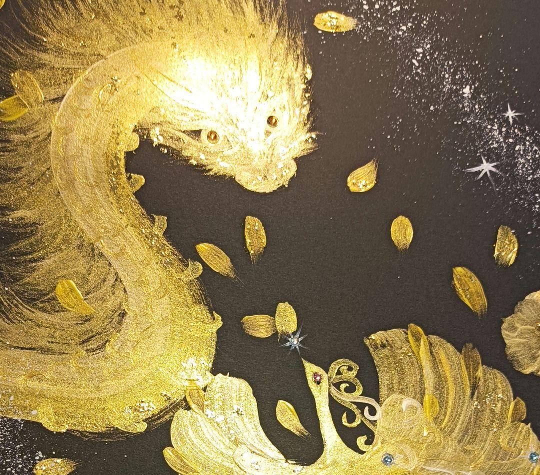 開運絵画　❀煌めき黄金コンビ様❀特別品天赦日作成❀