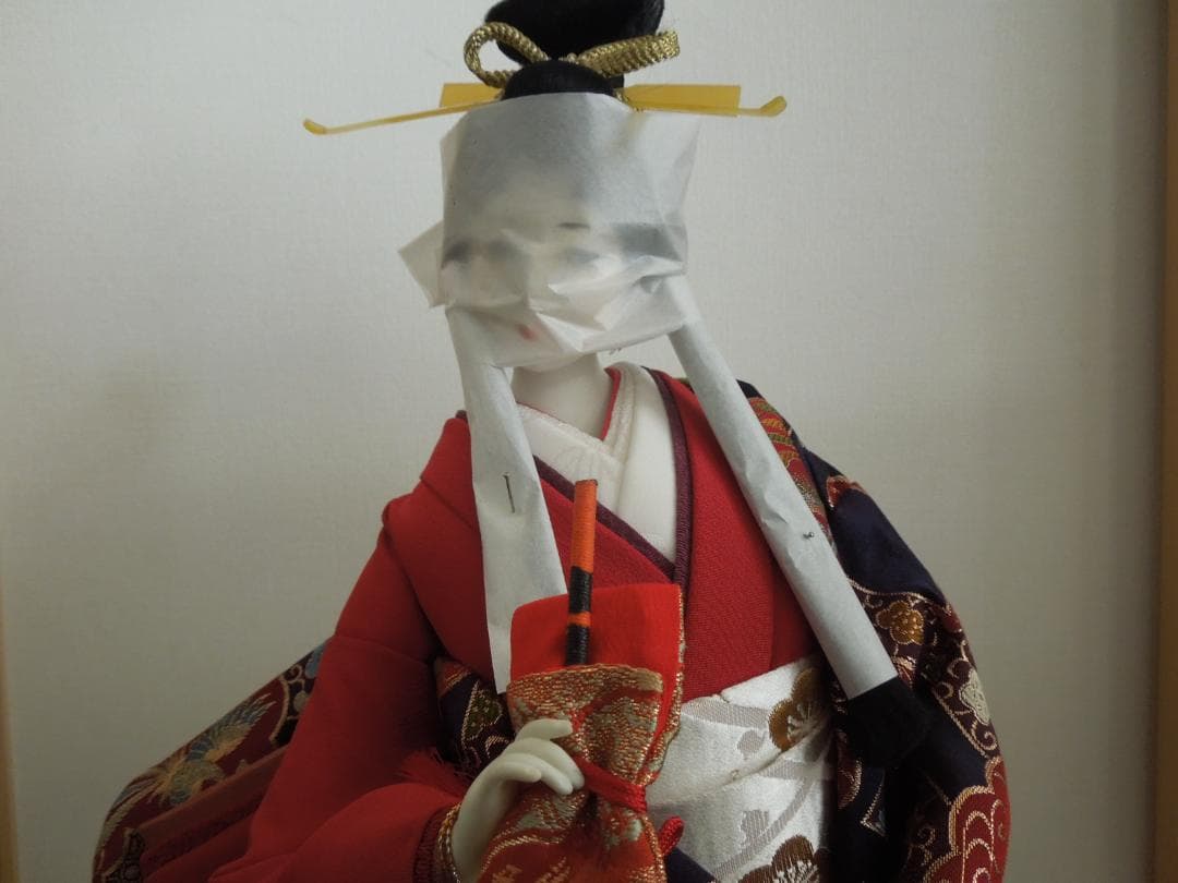 尾山人形　加賀友禅　和風着物美人　佳麗　寿美礼 作　箱入り（未使用）保管品