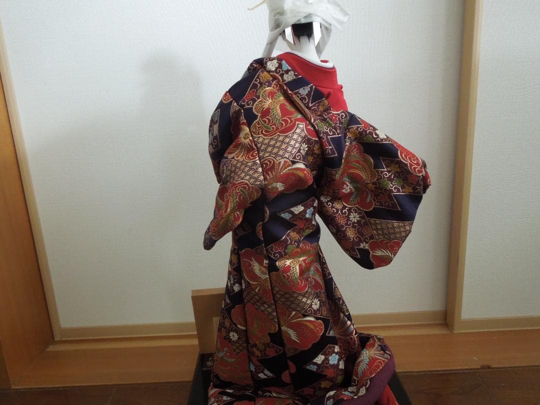 尾山人形　加賀友禅　和風着物美人　佳麗　寿美礼 作　箱入り（未使用）保管品