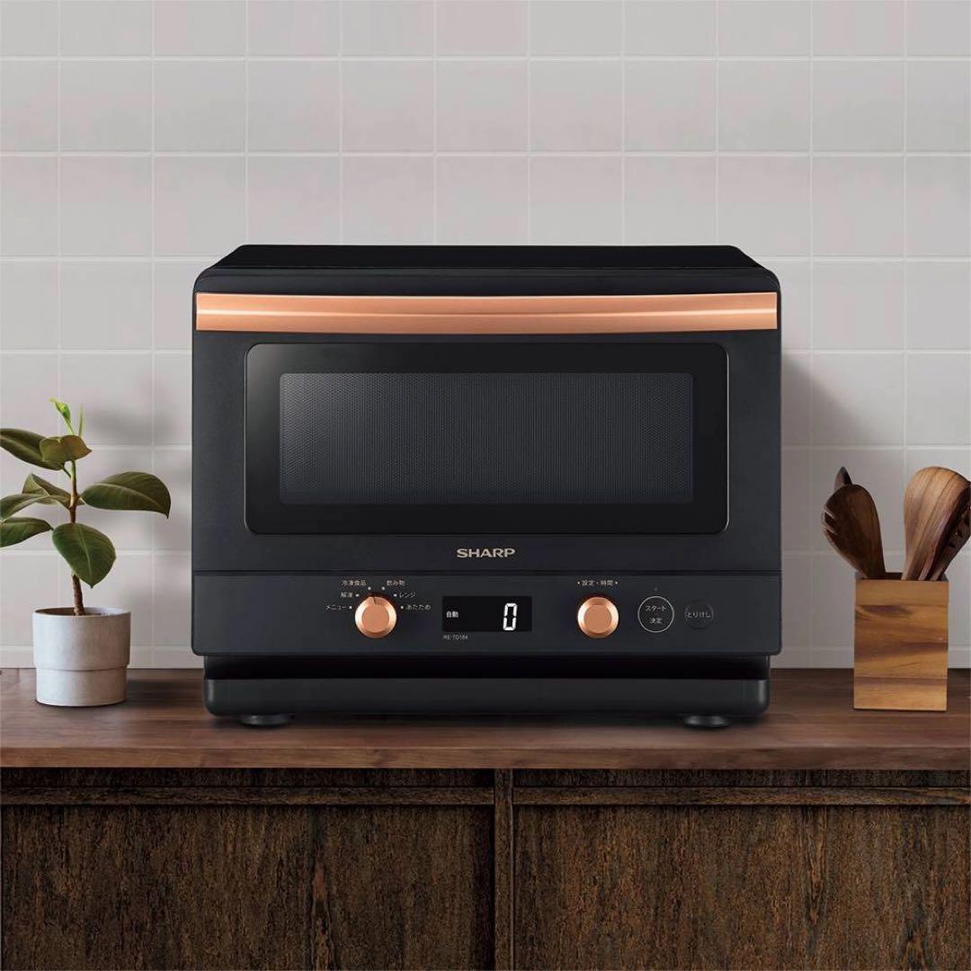 シャープ SHARP RE-TD184-B 電子レンジ [ブラック系]