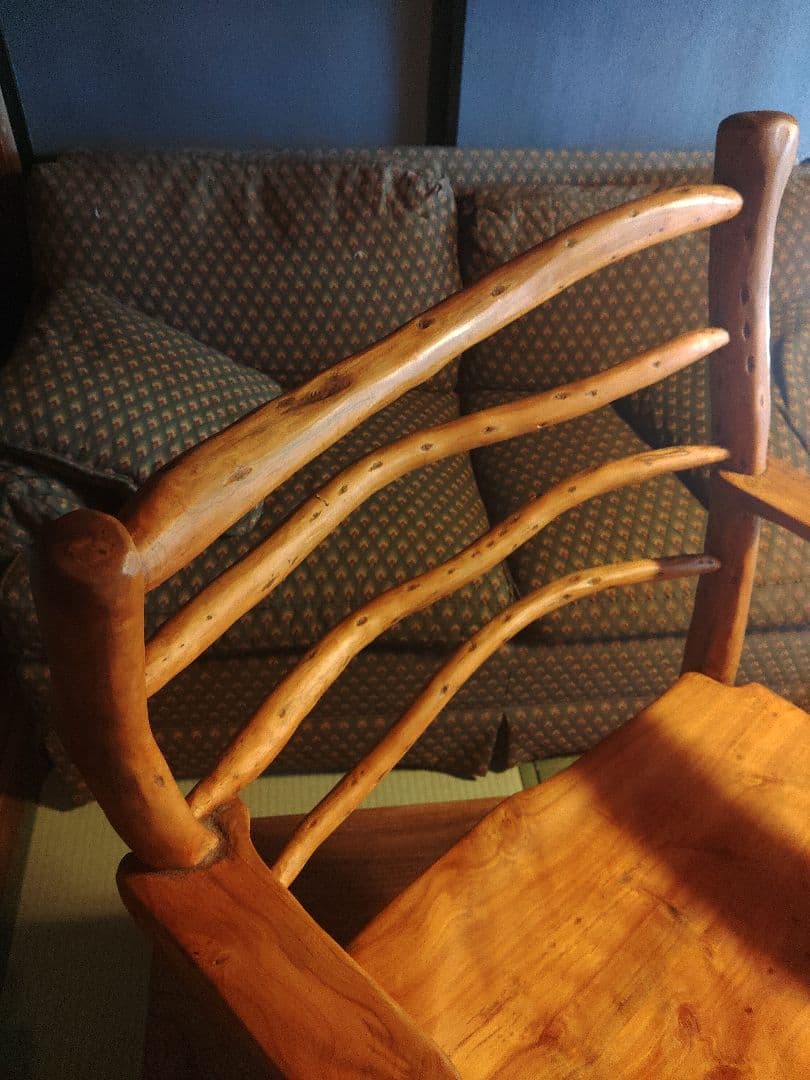 一点物　希少　アームチェア　椅子　ハンドメイド　デザイナー　芸術品　レア