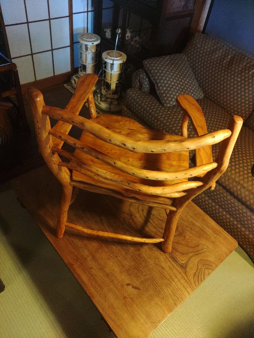 一点物　希少　アームチェア　椅子　ハンドメイド　デザイナー　芸術品　レア