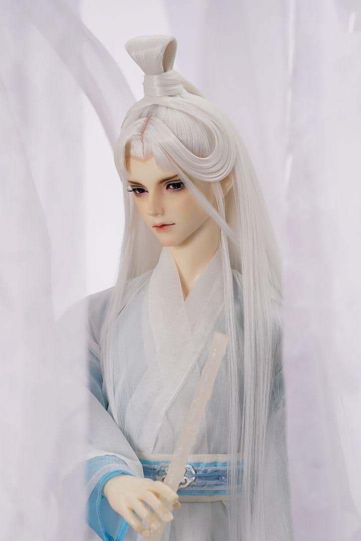WY110 BJD 1/3 人形 ドール ウィッグ カツラ 耐熱 ハンドメイ
