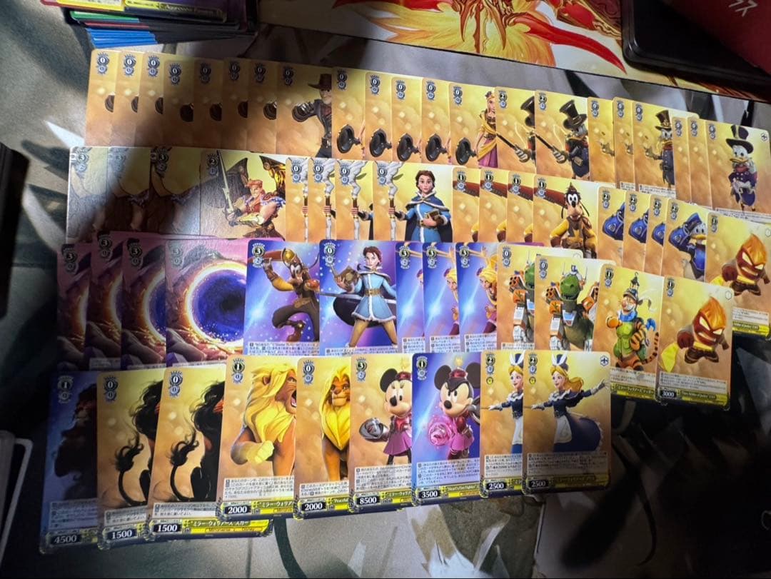 ヴァイスシュヴァルツ Disneyミラーウォリアーズ　デッキ➕パーツ多数