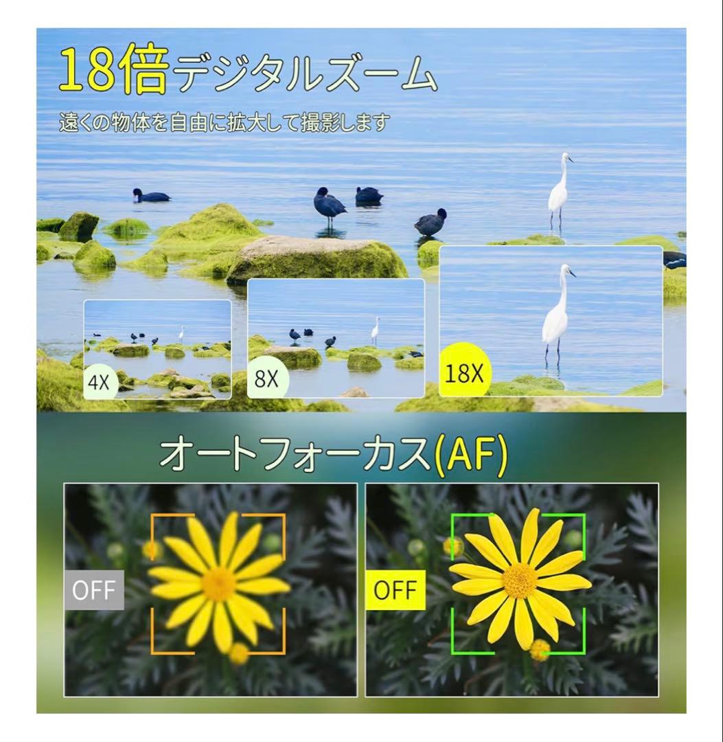 デジタルカメラ コンパクトカメラ　メモリーカード、バッテリー2個付き