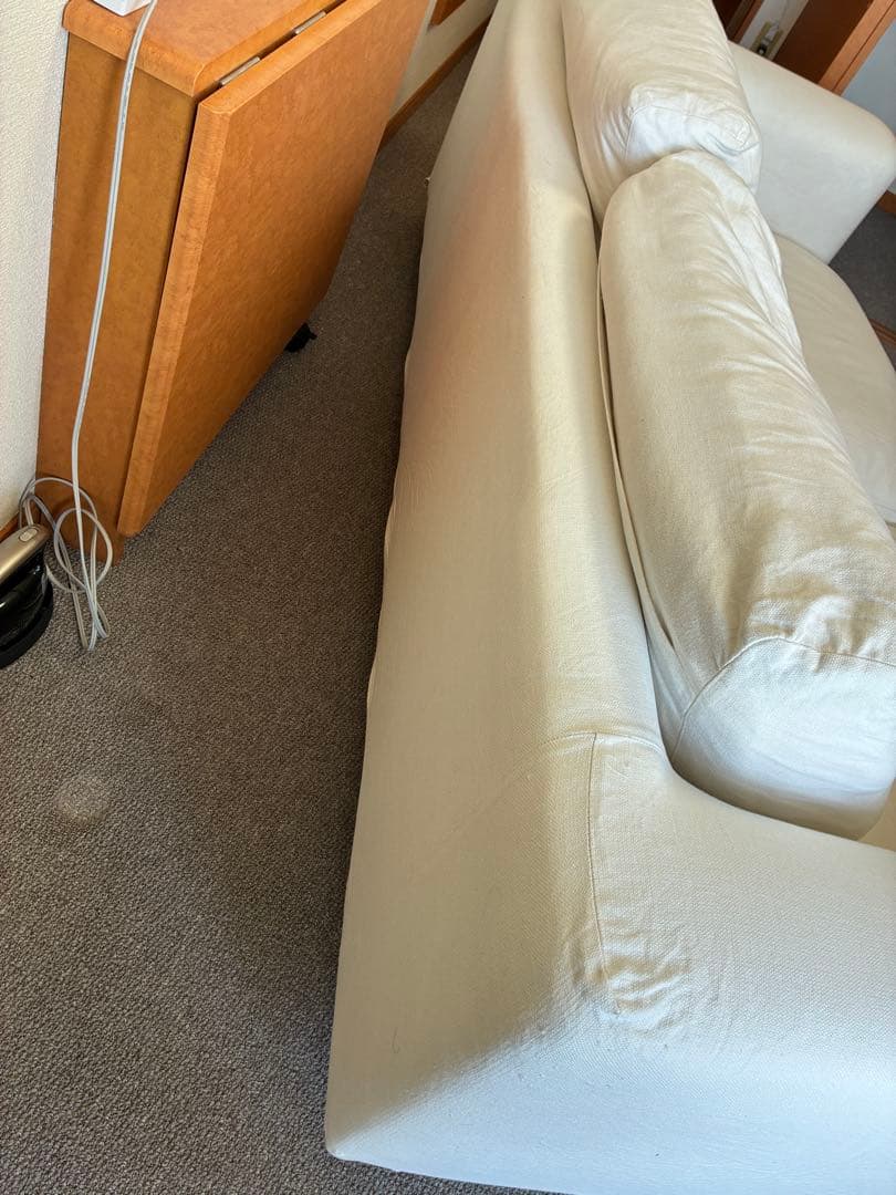 無印良品 ソファ2.5シーター フェザーポケットコイルソファ