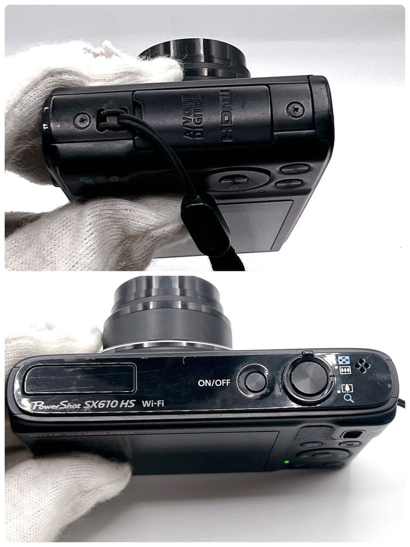 Canon PowerShot SX610 HS ブラック コンデジ 動作確認済