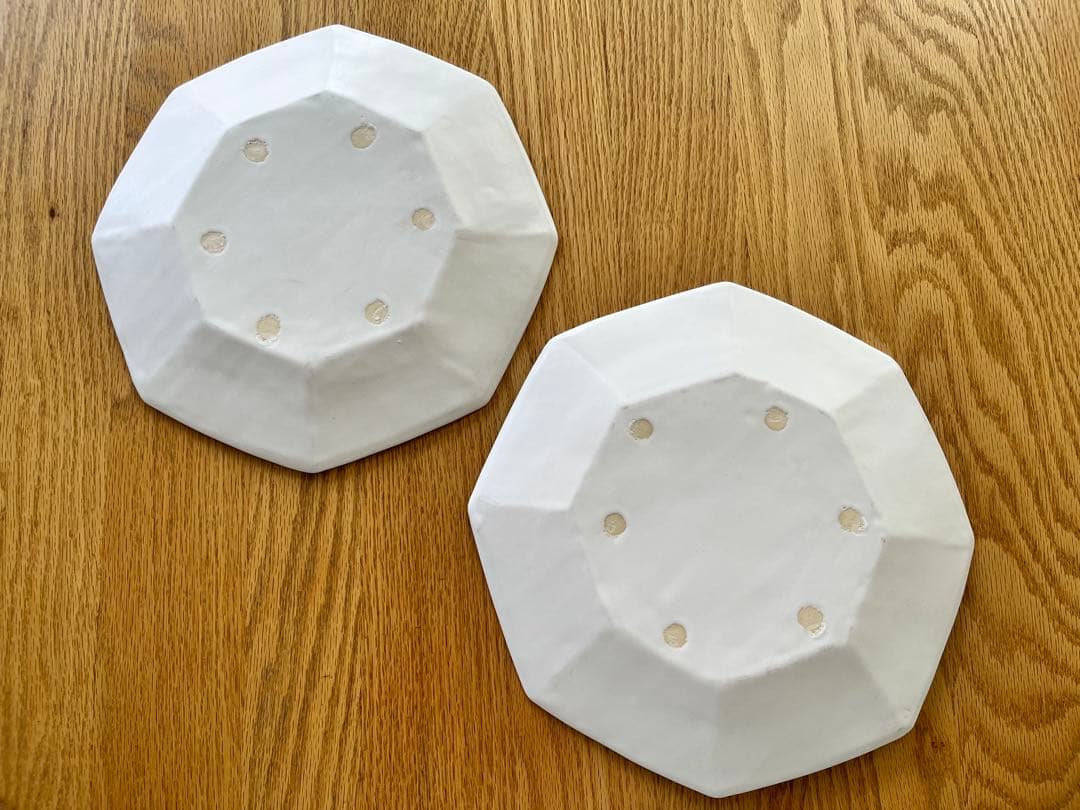 安藤雅信 正八角プレート二枚組