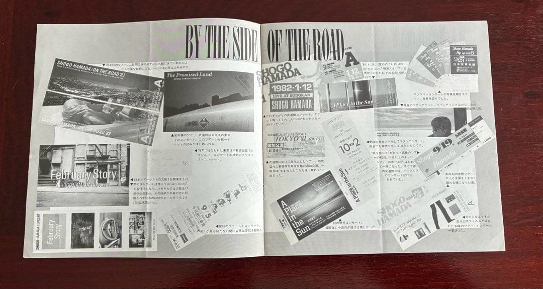 【希少】1985年浜田省吾「ROAD& SKY」と「ShogStastion」
