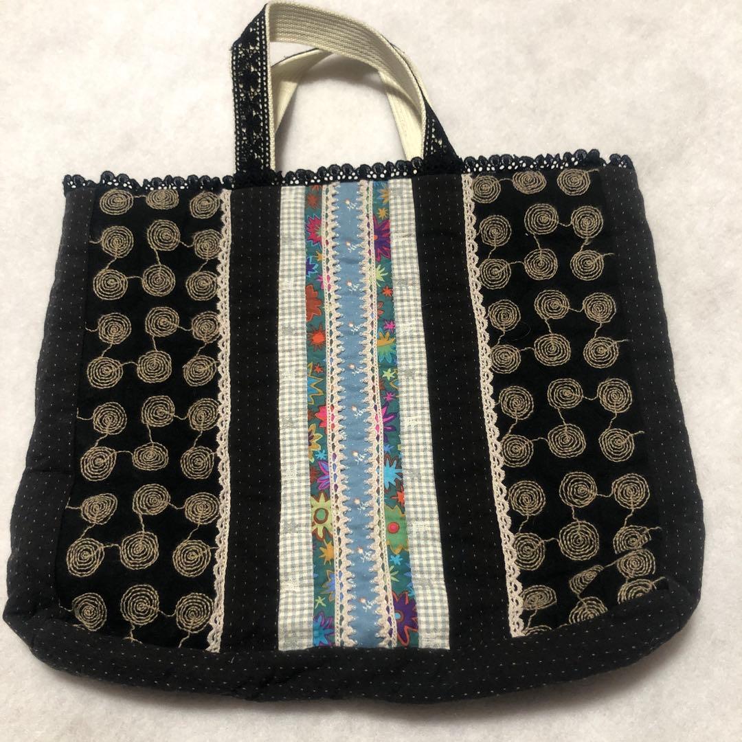 パッチワークキルト　 トートバッグ