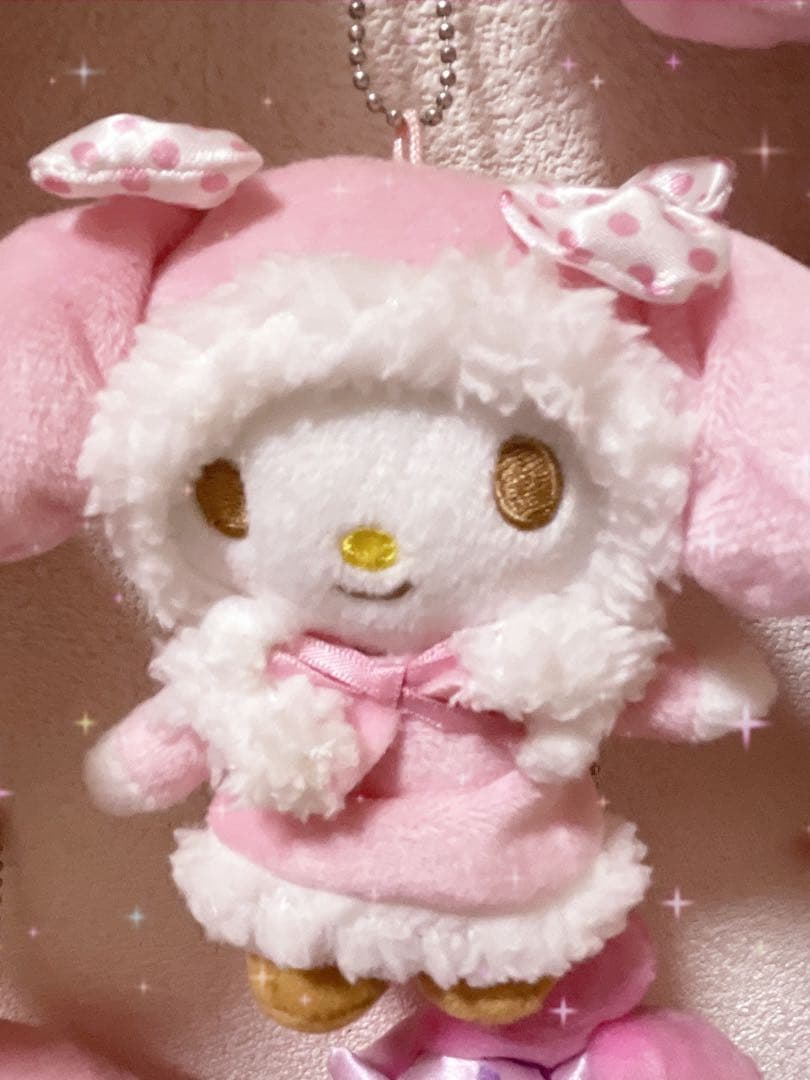 サンリオ　マイメロディ　ぬいぐるみ　マスコット　ホワイトウィンター　くじ　②