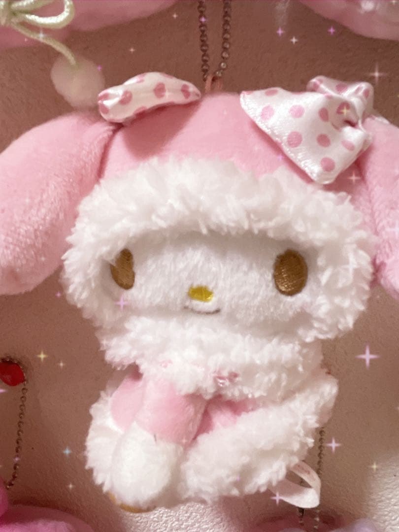 サンリオ　マイメロディ　ぬいぐるみ　マスコット　ホワイトウィンター　くじ　②