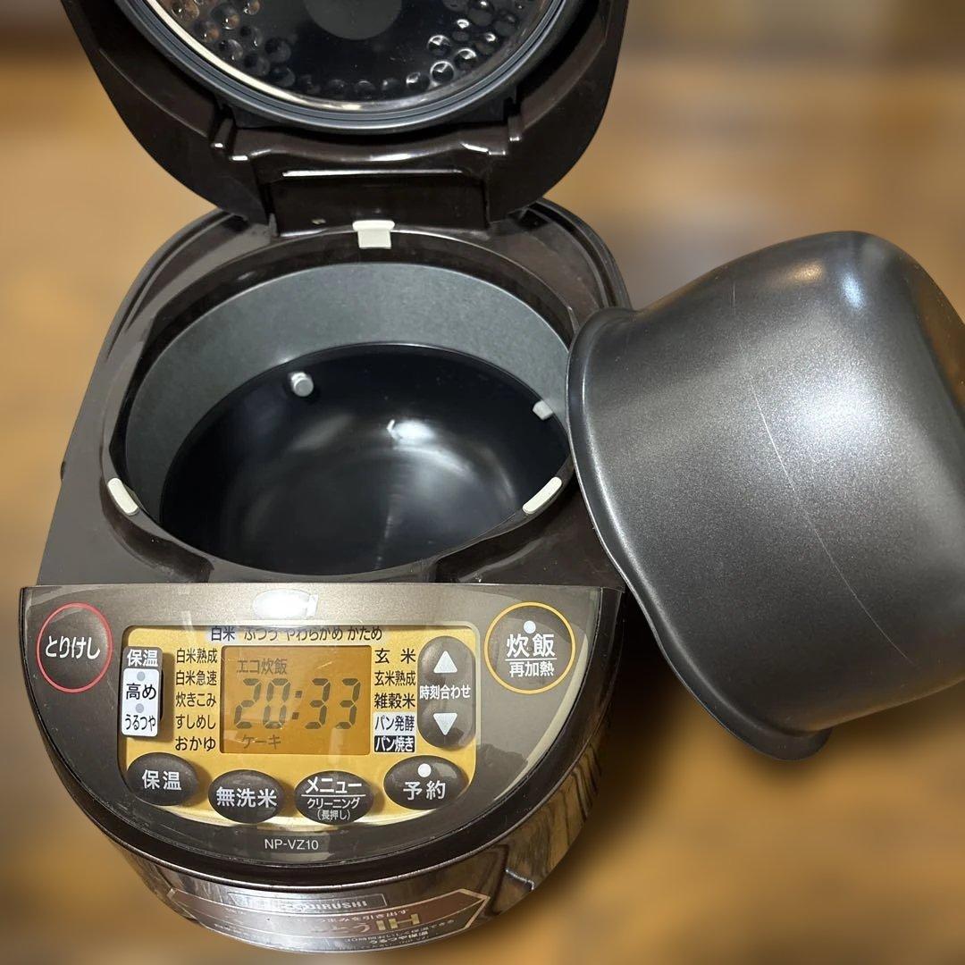 ZOJIRUSHI IH炊飯ジャー　極め炊き　NP-VZ10型　取扱説明書付き