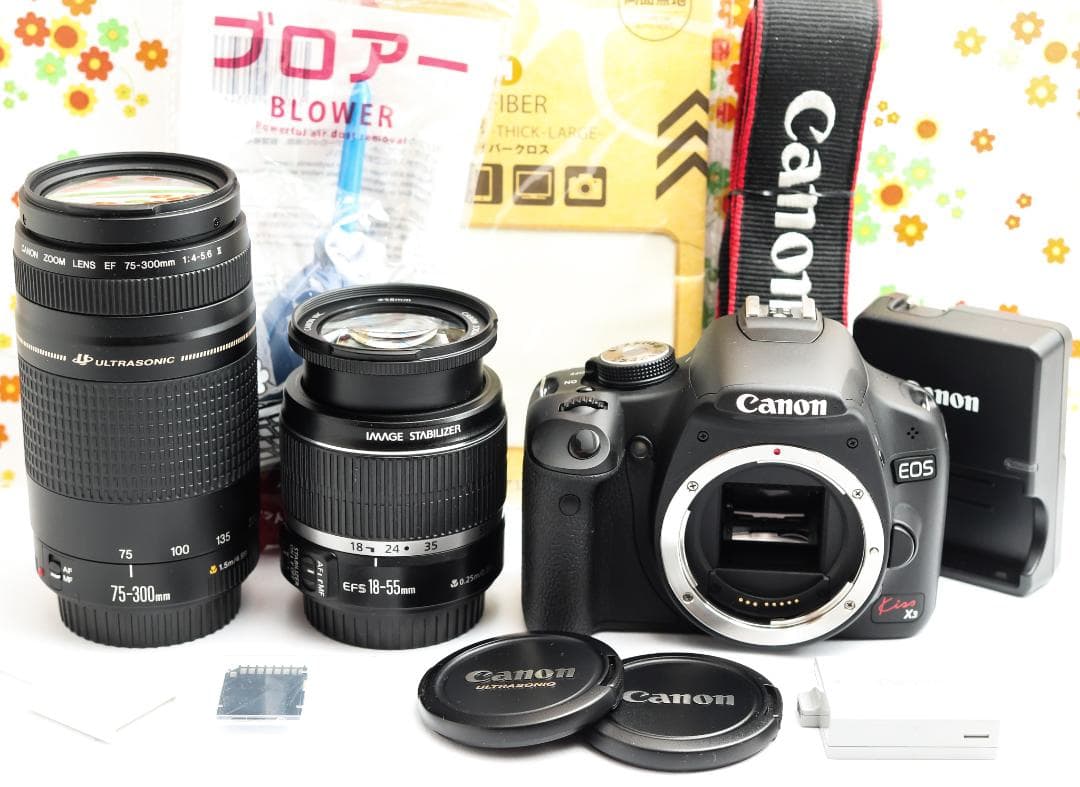 キャノン Canon kiss x3☆ダブルレンズ☆スマホに転送☆一眼レフ