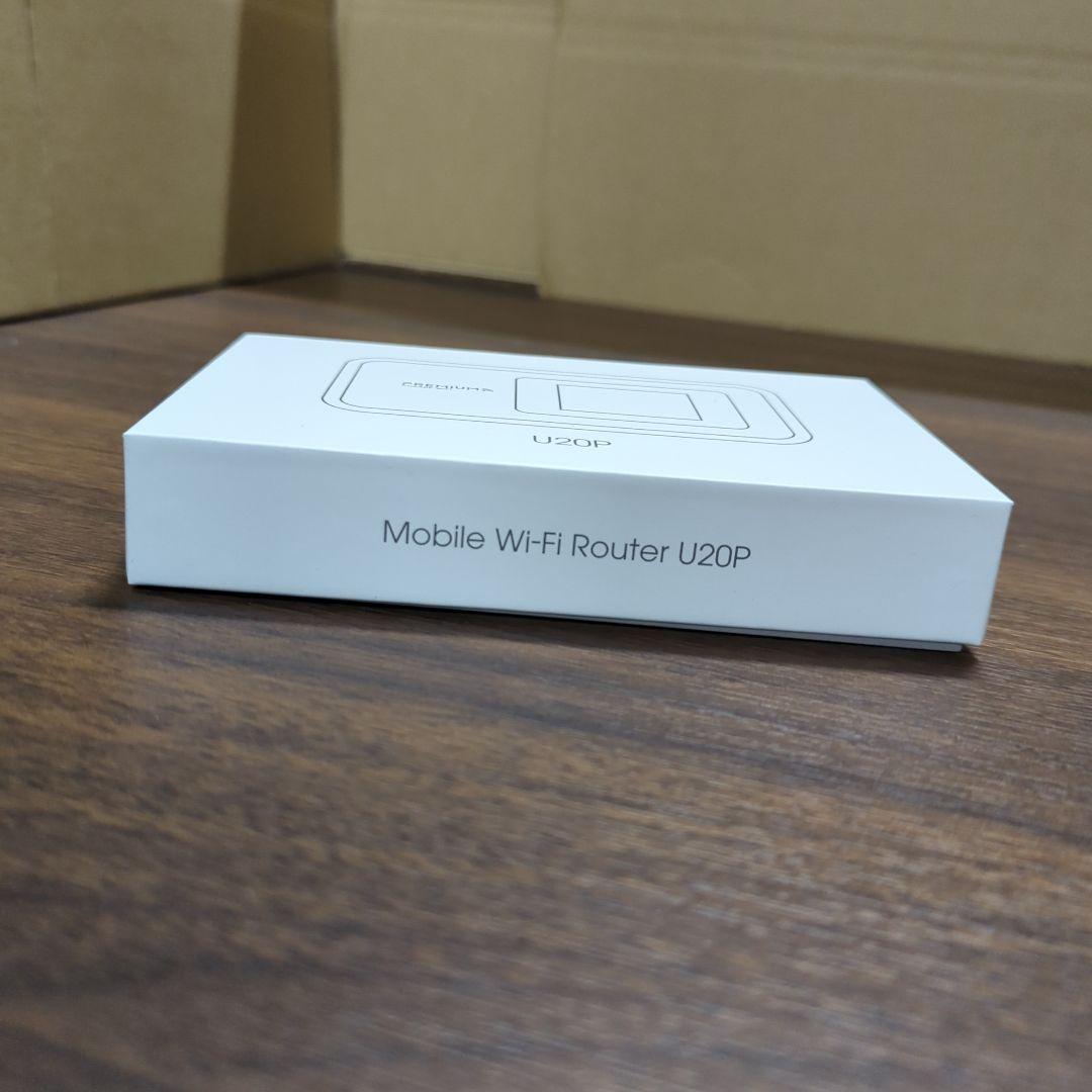 ポケット チャージWiFi U20P (日本国内 100GB/365日付) 新品