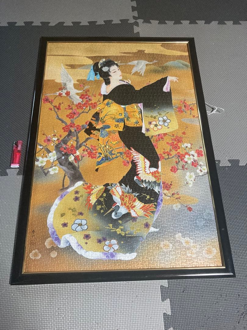 巨大なパズル　4つ　完成品