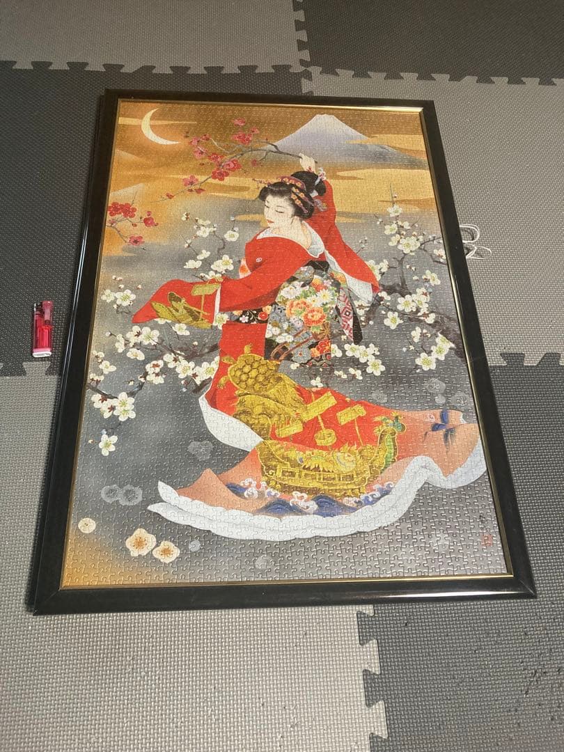 巨大なパズル　4つ　完成品