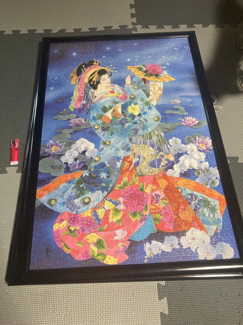 巨大なパズル　4つ　完成品