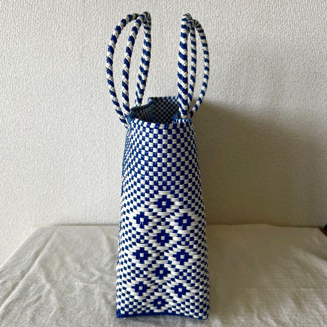 美品⭐︎Letra レトラ　メルカドバッグXS Navy