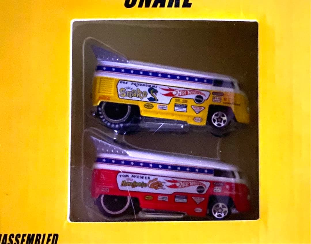 ホットウィール　マングース&スネーク　ドラッグレースセット