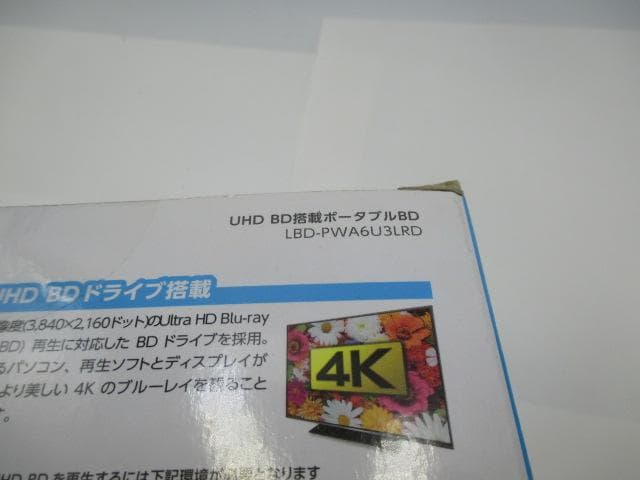 Logitec UHD BDポータブルドライブ LBD-PWA6U3LRD