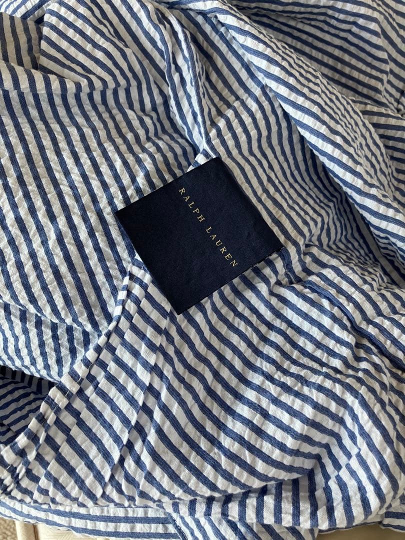 ラルフローレン　掛け布団カバー　クィーンサイズ　クリーニング済み