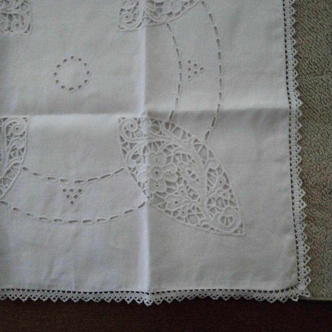 イギリスアンティーク　クッションカバー