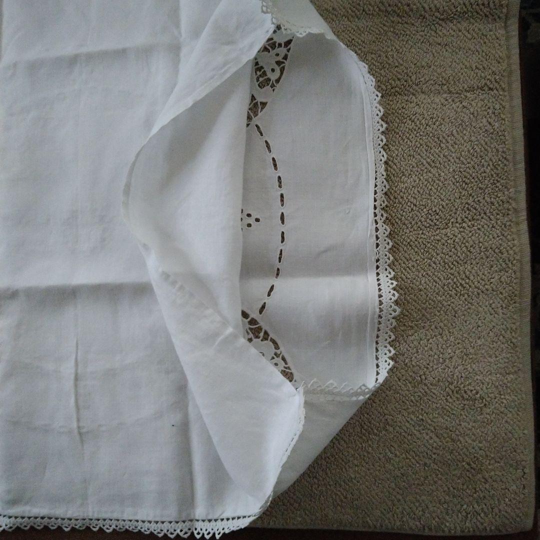 イギリスアンティーク　クッションカバー