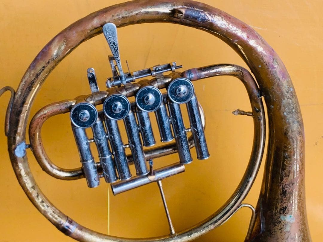 フレンチホルン 4バルブ ゴールド YHR-321