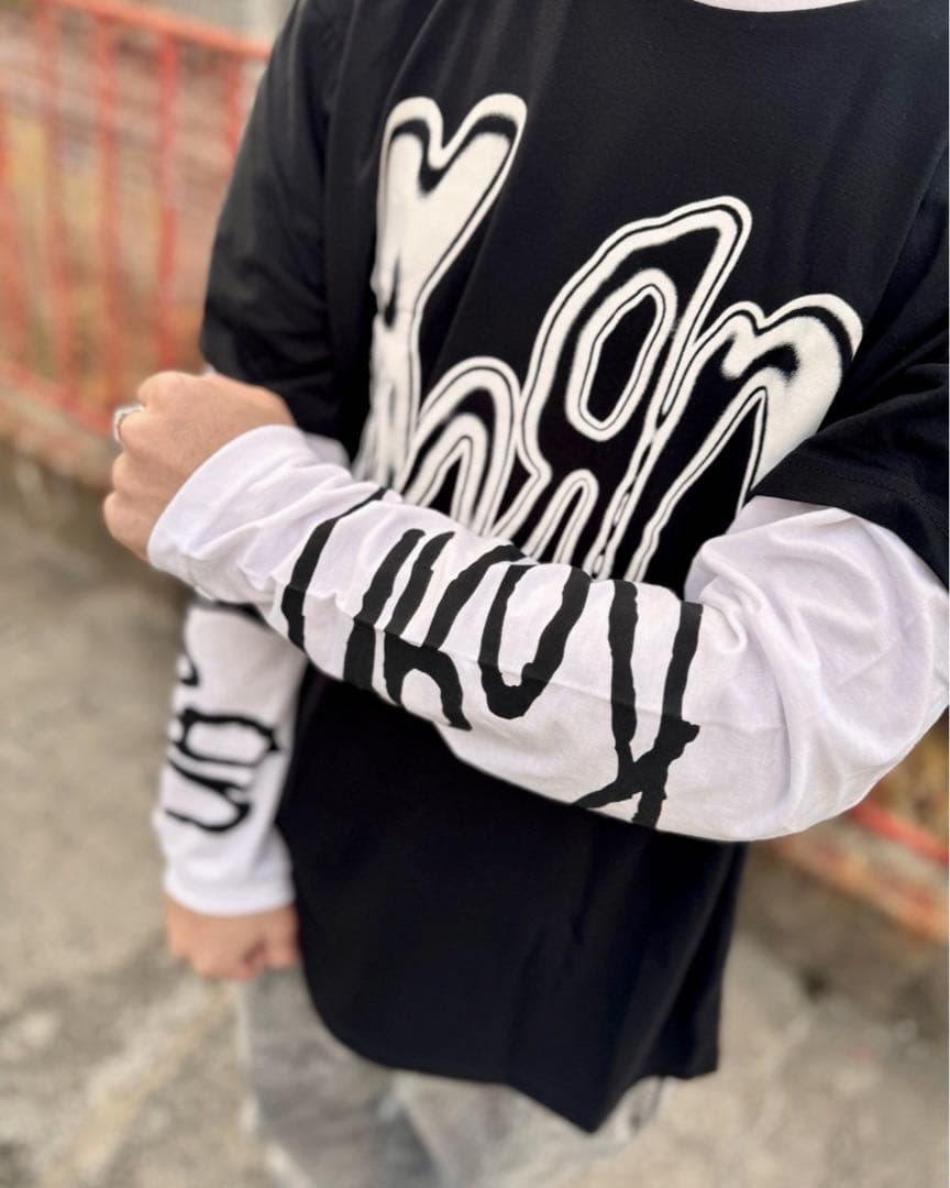 新品未使用 KORN / llic Logo 長袖Tシャツ L