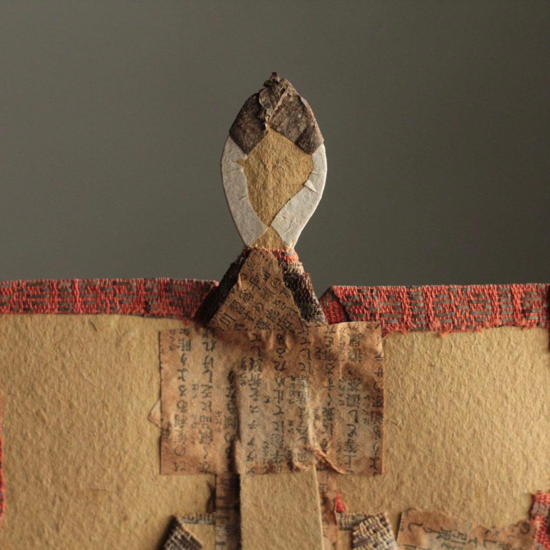 大正〜昭和頃 紙雛 No.1 立雛 雛人形 古道具 アンティーク