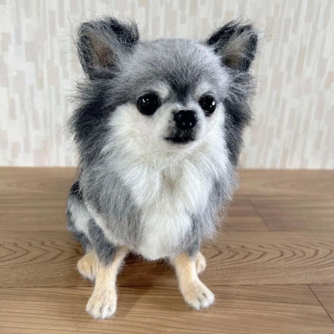ゆうき様　オーダー専用　羊毛フェルト　犬　羊毛フェルトチワワ