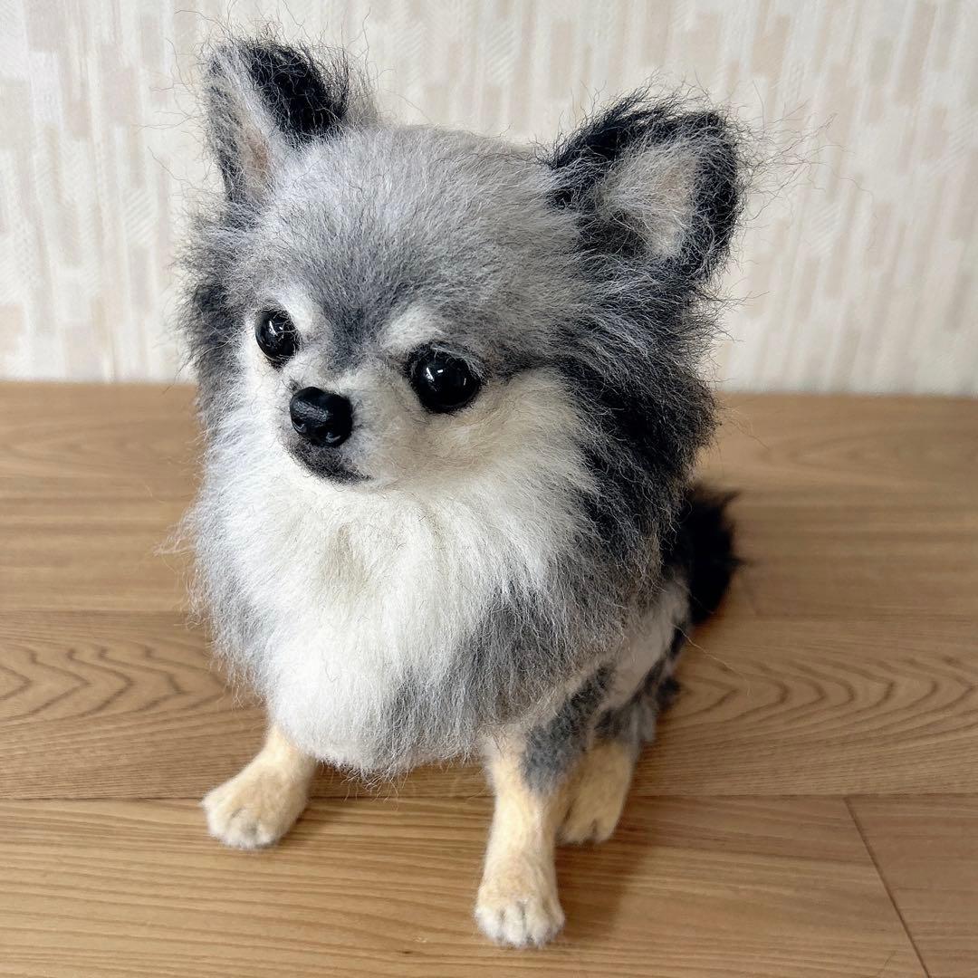 ゆうき様　オーダー専用　羊毛フェルト　犬　羊毛フェルトチワワ