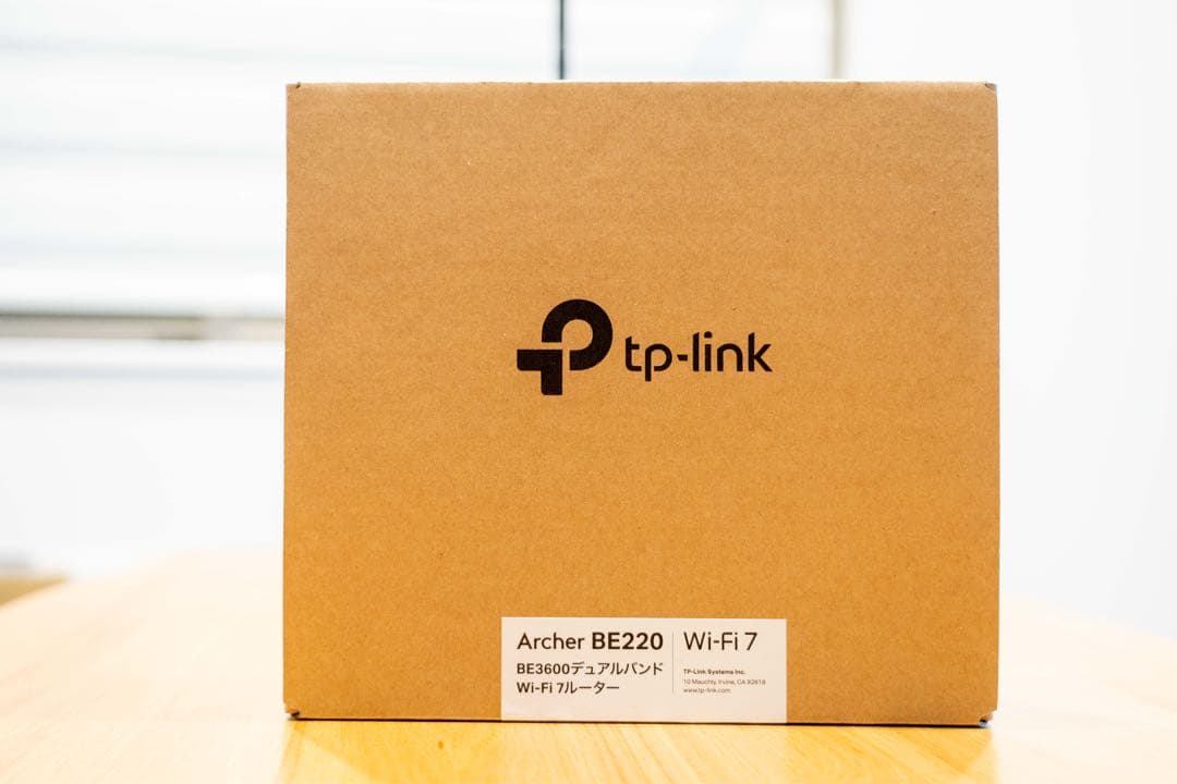 【新品同様】tp-link Archer BE220 Wi-Fi 7 ルーター