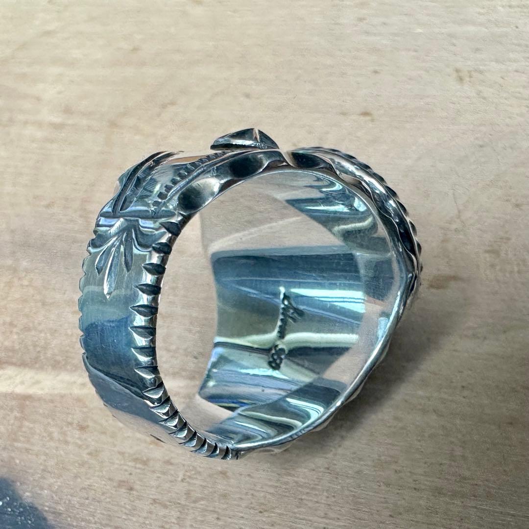 ネイティブアメリカンスタイル　ハットマイン　ブルーダイヤモンド　ハンドメイド作品