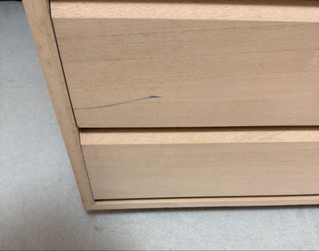 ディノス　桐チェスト　クローゼット用　キャスター付き