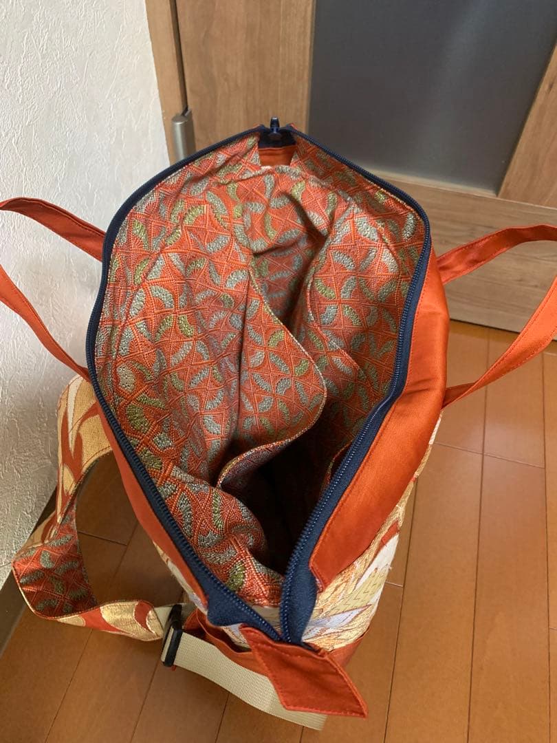 帯リメイクリュック（大）　朱　アリン❤️