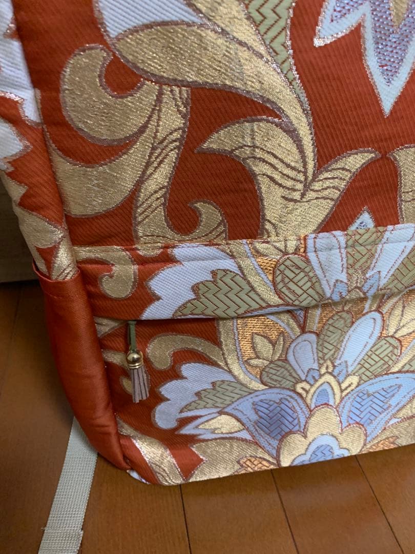 帯リメイクリュック（大）　朱　アリン❤️