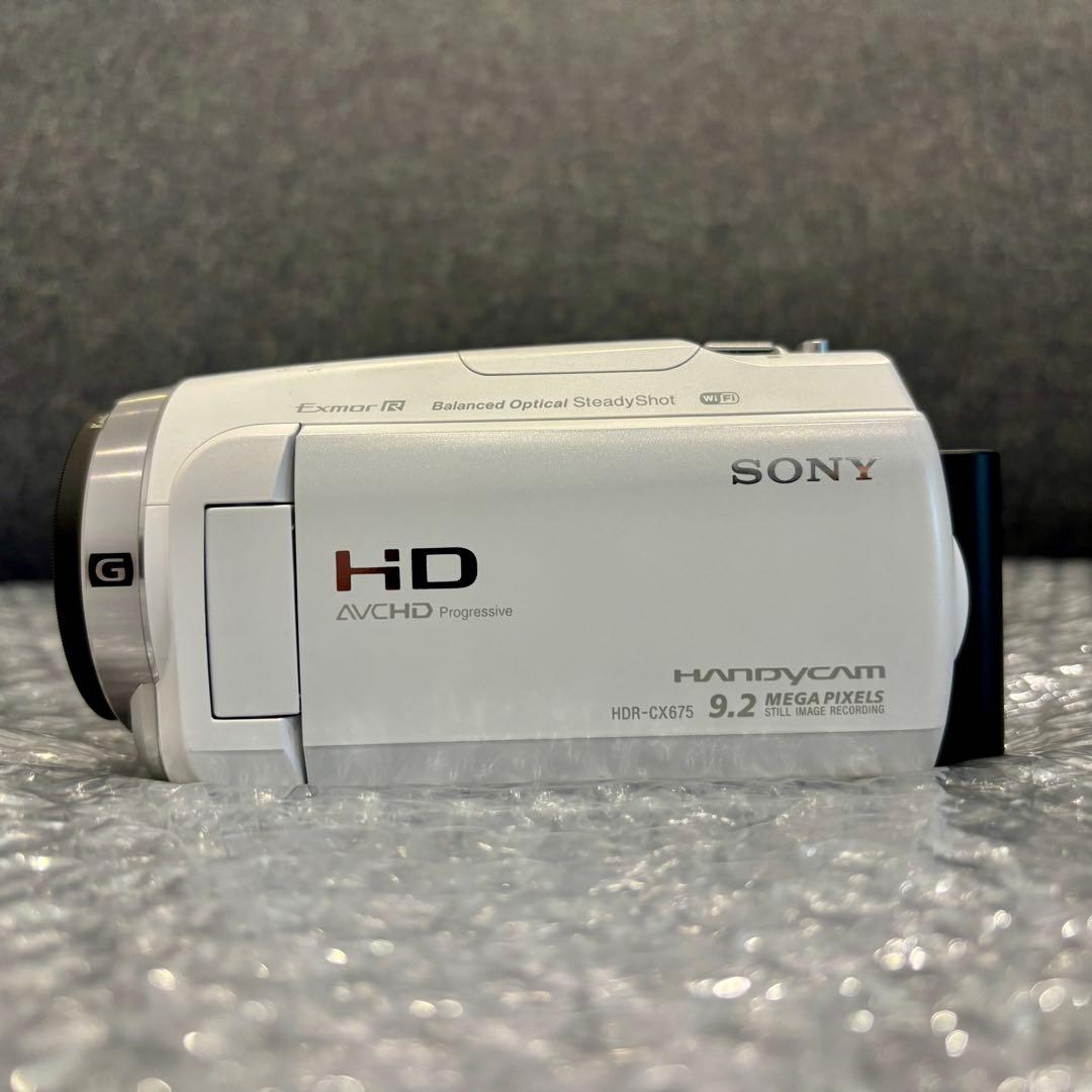 【中古・美品】SONY HDR-CX675 SONY純正ケース・NP-FV70付