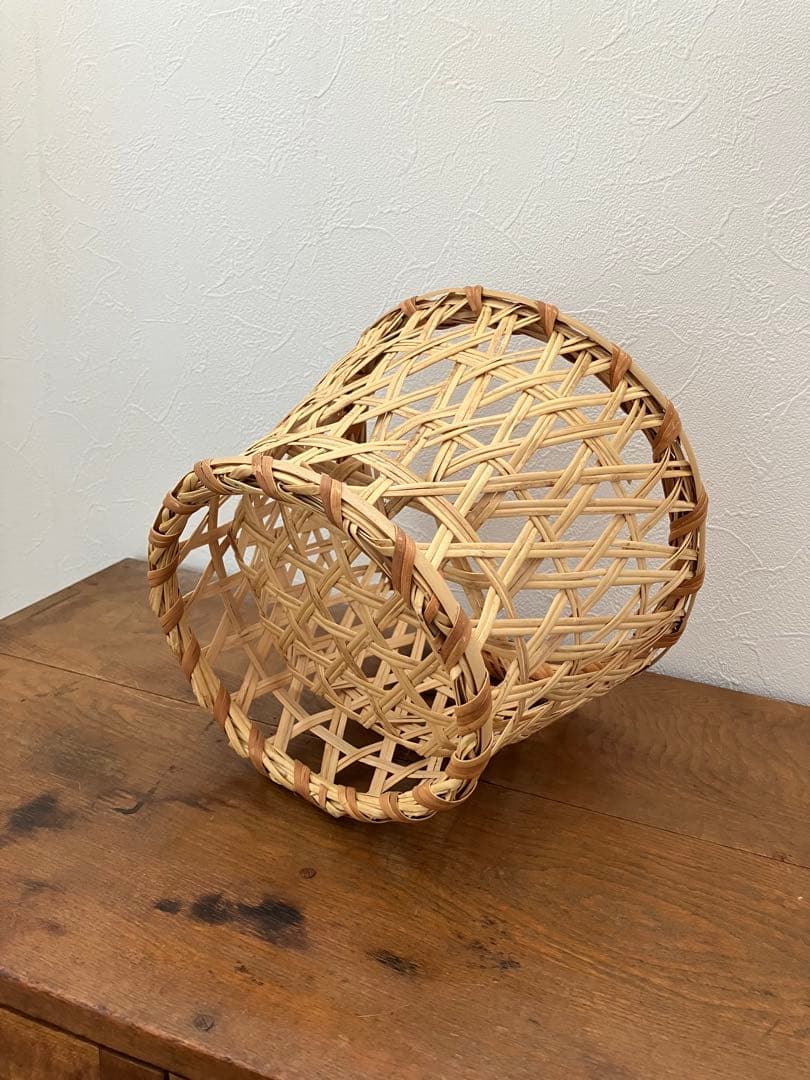 鳥越竹細工　ごかご　椀かご　小サイズ　美品