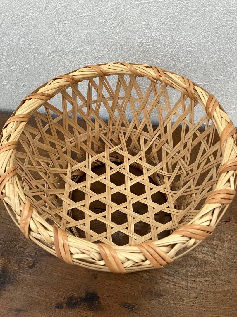 鳥越竹細工　ごかご　椀かご　小サイズ　美品