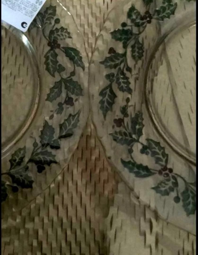 廃盤！ZARA  2024クリスマスヒライギデザートプレート2枚セット