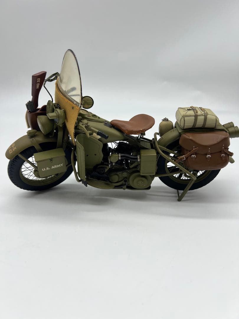 No435ジャンクミニカー バイク箱無し1942HARLEY-DAVIDSON