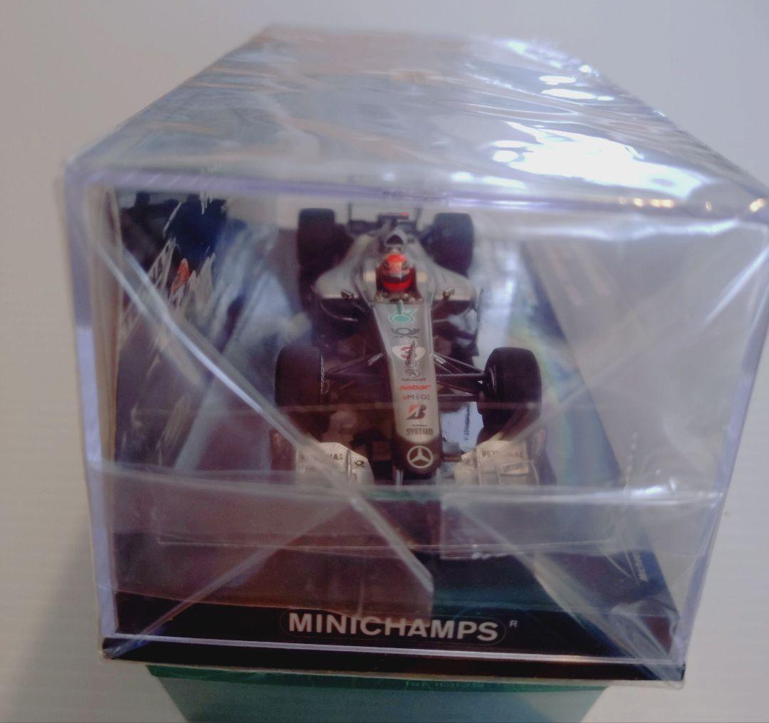 ミニチャンプス 1/43 メルセデスF1 W03 M•シューマッハ　新品　限定版
