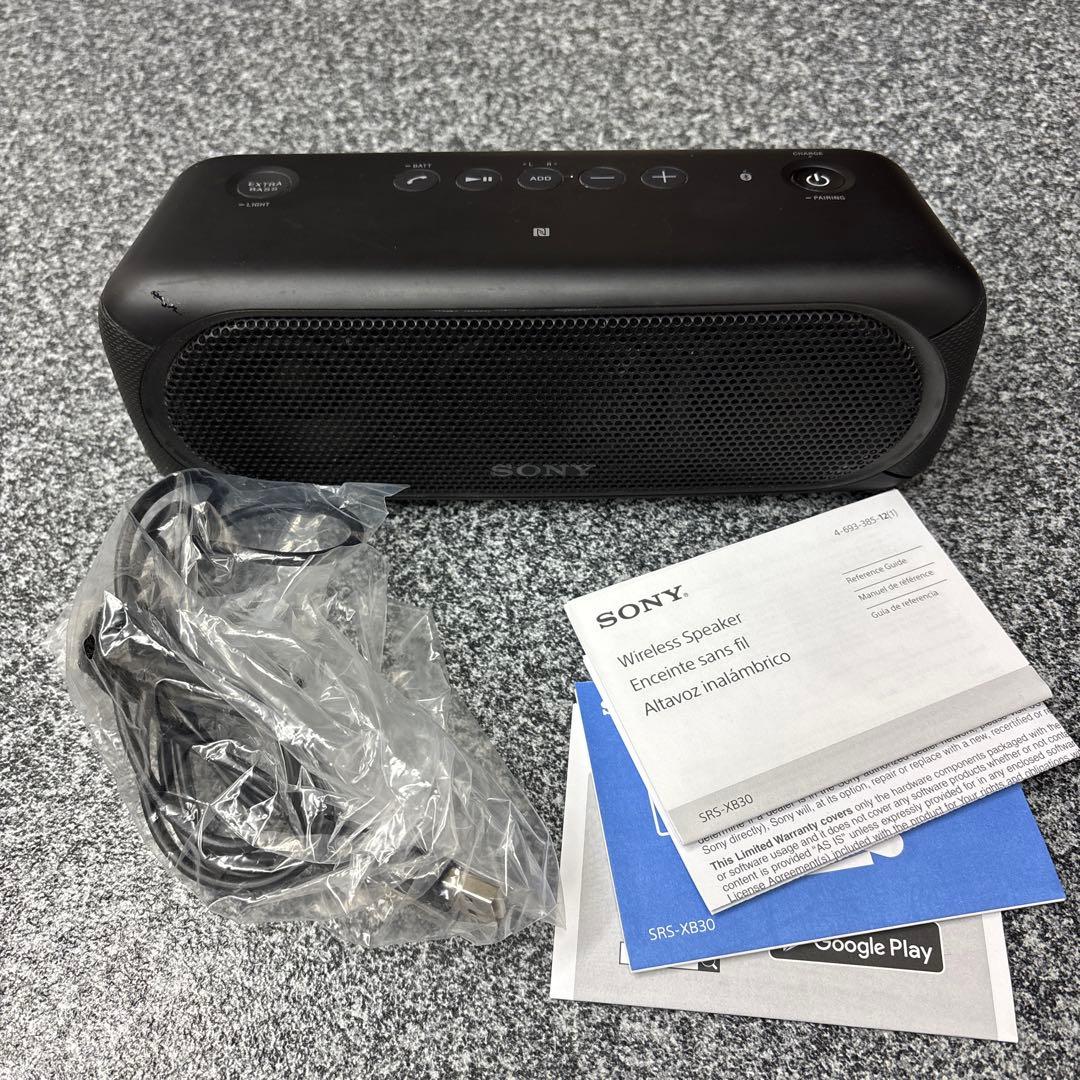 SONY SRS-XB30 ワイヤレススピーカー ブラック