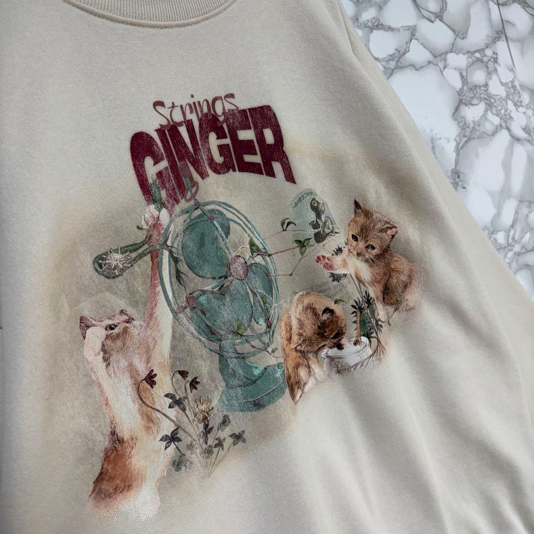 一点物 稀少デザイン　ずっと真夜中でいいのに。ビンテージ スウェット　 廃盤品