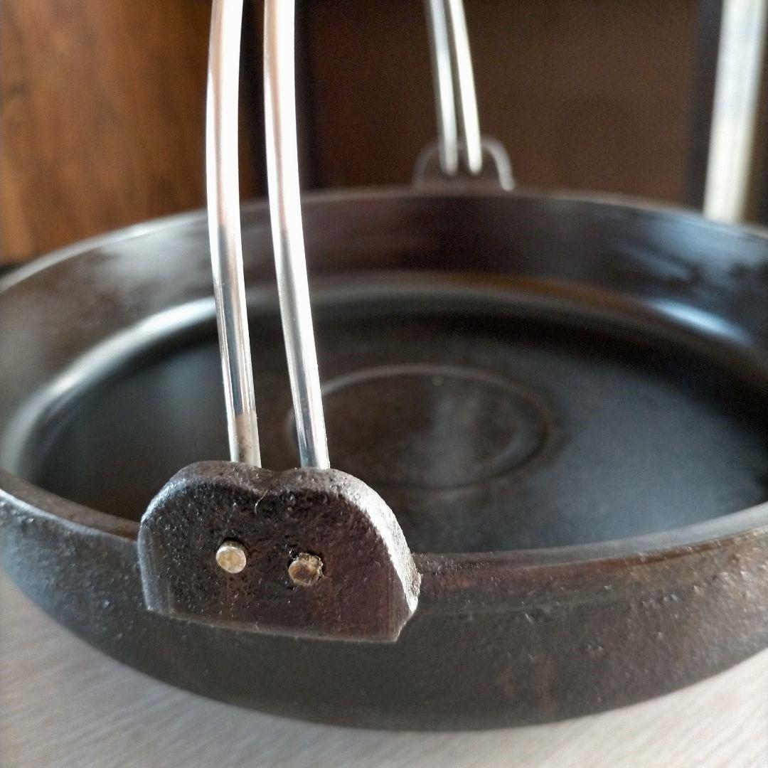 高級南部鉄器のすき焼き鍋