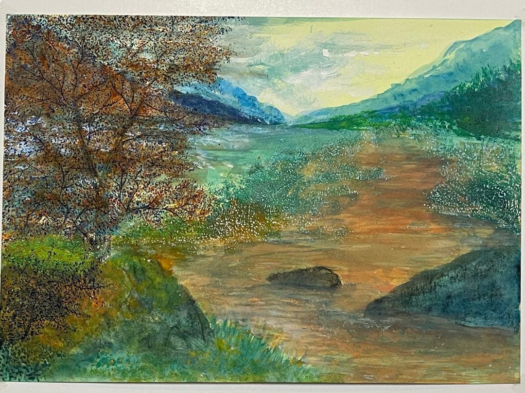 水彩画　風景