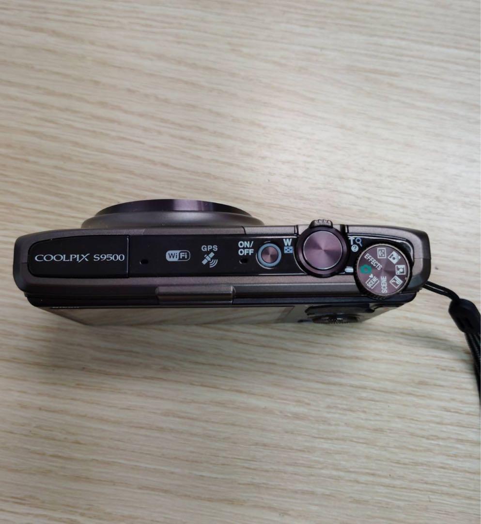 【動作確認済】Nikon COOLPIX S9500 セピアブラウン　充電器あり